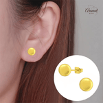 Bolletjes oorbellen – Goudkleur – 7mm - oor3485 - 14137 - Oorbellen kopen# - 7mm - alles - bolletjes