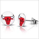 Stoere Stalen Logo Oorknoppen - Trendy Oorbellen 7mm / Bull-stier