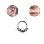 Stalen Bolletjes Clicker Piercing - 8mm met Scharnier | Lichaamssieraden