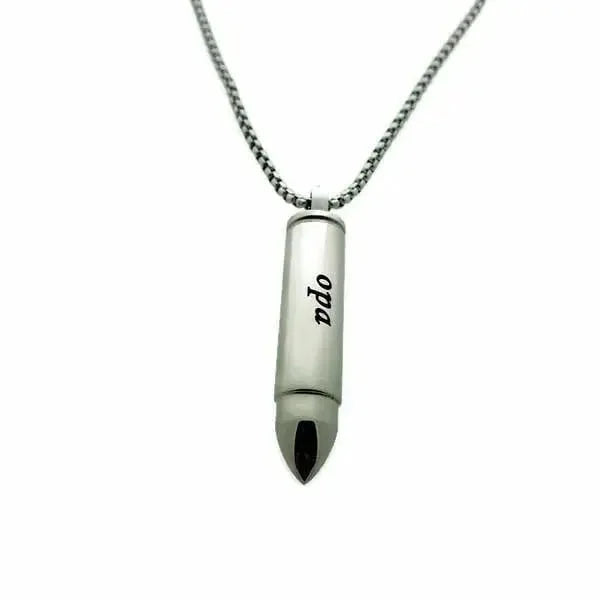 Stalen Kogel Ashanger Bullet Pendant Van Aramat Jewels.