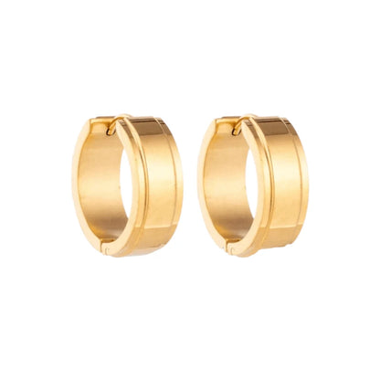 Gold Stainless Steel Earrings - Subtle Glamour