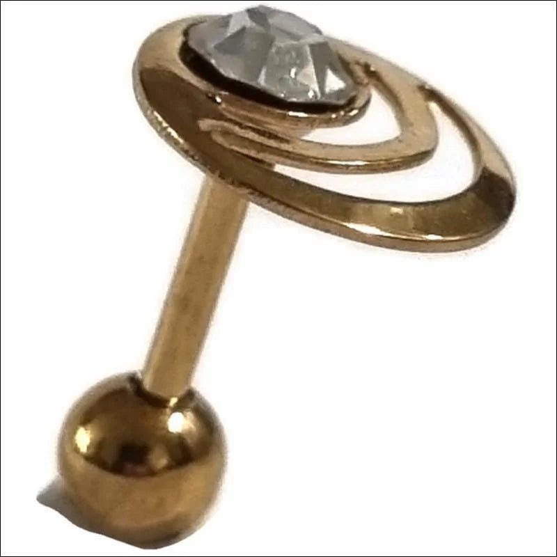 Een gouden ring met een diamant eraan