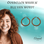 Goudkleurige RVS wikkeloorringen 30mm - oor6377 - 528913 - Oorringen kopen# - 30mm - alles - cadeau