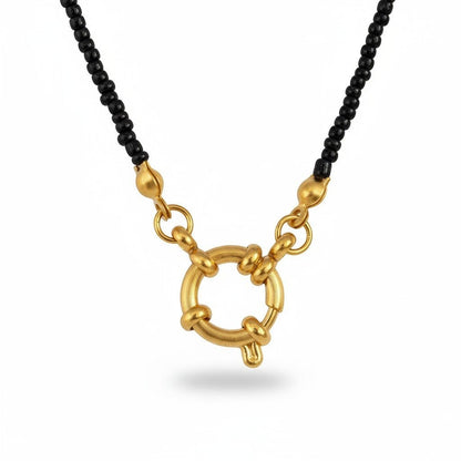 Goudkleurige Stainless Steel Bedelketting - Aramat Jewels - Bedelketting - cadeautip