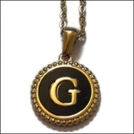 Stalen Dames Ketting Letter Goudkleur g | Halskettingen