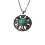 Betoverende Bohemien Halsketting Met Turquoise Steen Van Aramat Jewels®