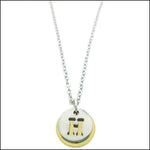 Rvs Initiaal Ketting Letter Zilverkleurig - Ketting Met Kleine Letter