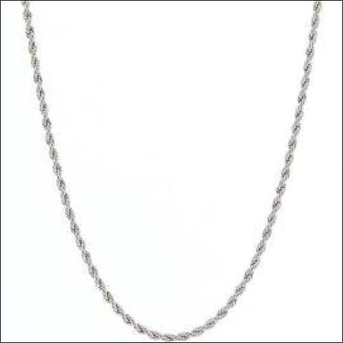 Zilveren Ketting Met Twistdesign - Ketting Koord Staal 60cm 3.8mm Zilverkleurig