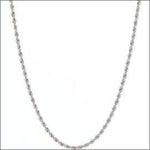 Zilveren Ketting Met Twistdesign - Ketting Koord Staal 60cm 3.8mm Zilverkleurig