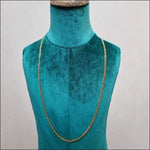 Gourmetketting Goudkleurig 4mm Op Mannequin