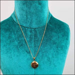 Ketting Met Gouden Disc Van Initiaal - Aramat Jewels