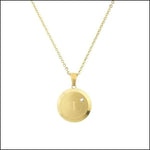 Gouden Ketting Met Diamant Van Aramat Jewels - Initiaal Ketting Chirurgisch Staal