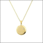 Gouden Initiaal Ketting Met Diamant Van Aramat Jewels