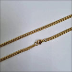 Ketting Gourmet Staal Goudkleurige 50 Cm Met Sluiting