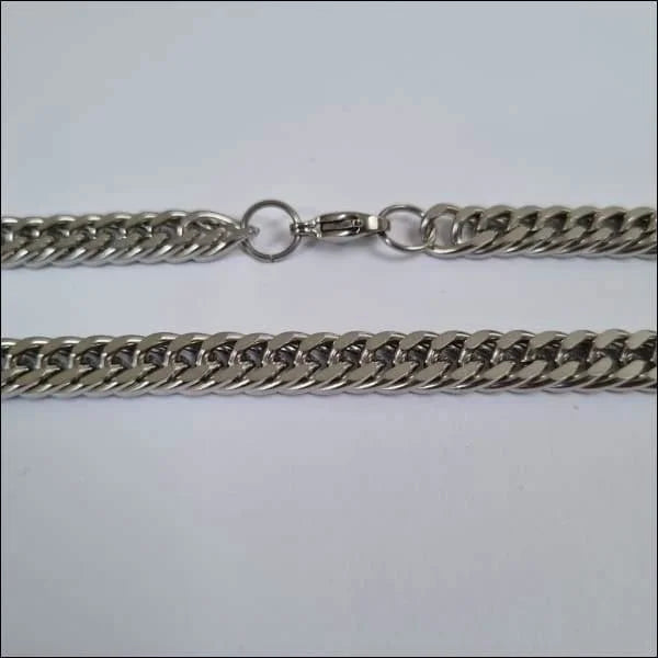 Stalen Curb Chain Halsketting | Halskettingen