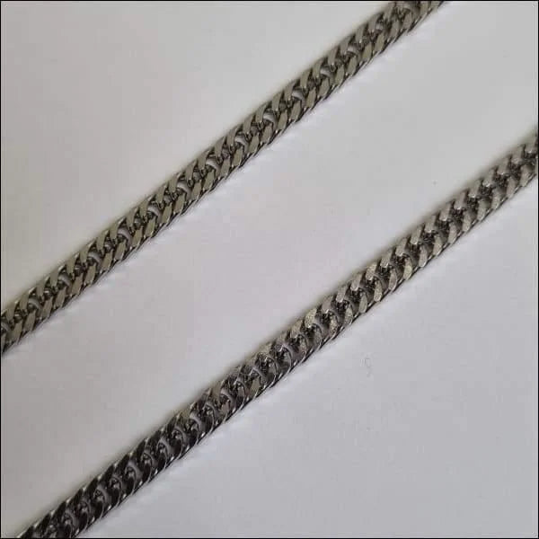 Stalen Curb Chain Halsketting | Halskettingen