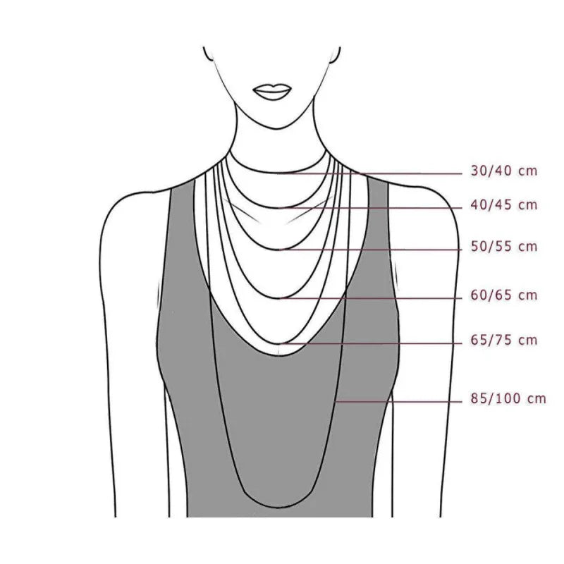 Zilveren Dames Halsketting Diagram Met Zirkonia.