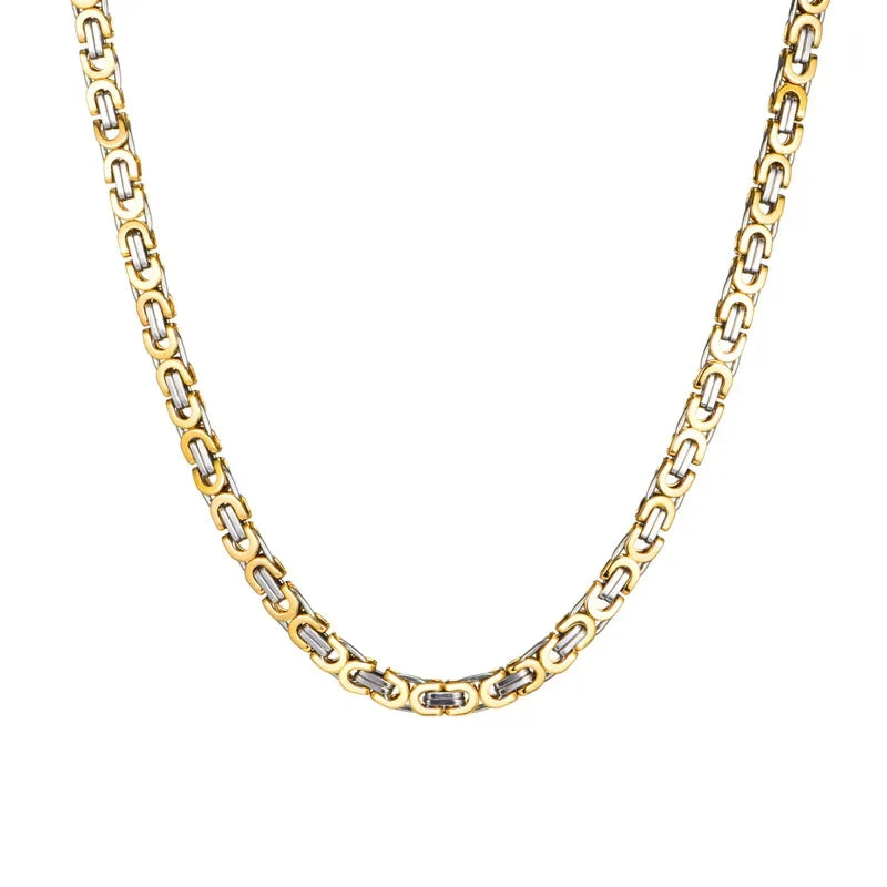 Een Gouden Ketting Met Een Witte Diamant Van Aramat Jewels Collectie.