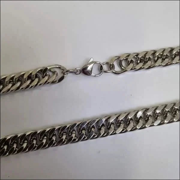 Stalen Curb Chain Halsketting 60cm / 9mm | Halskettingen