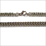 Stalen Curb Chain Halsketting | Halskettingen