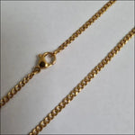 Stalen Cuban Chain Ketting Met Gouden Bal.csrf徽