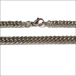 Stalen Curb Chain Halsketting | Halskettingen