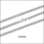 Stalen Jasseron Schakelketting Van 4mm Lengte.