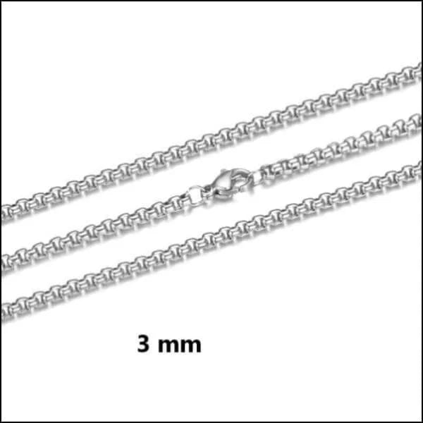 Enkele Schakel Van Stalen Jasseron Schakelketting - Vanaf 1.5mm