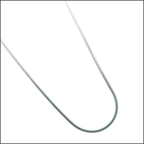 Stalen Slangenketting Met Zilverkleurige Sluiting - Aramat Jewels®