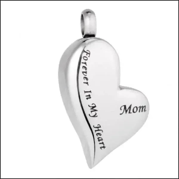 Sterling hart charm met mama’s boodschap