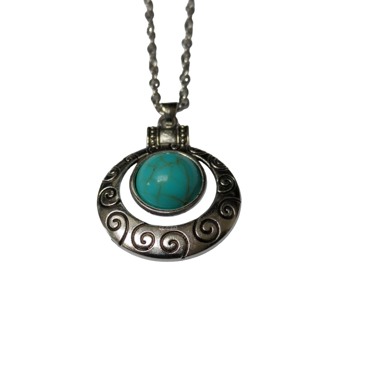 Bohemien Halsketting met Turquoise Steen | Halskettingen