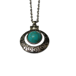 Bohemien Halsketting met Turquoise Steen | Halskettingen