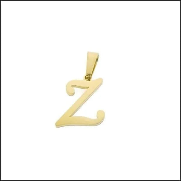 Gouden Initiaal Hanger Met De Letter z