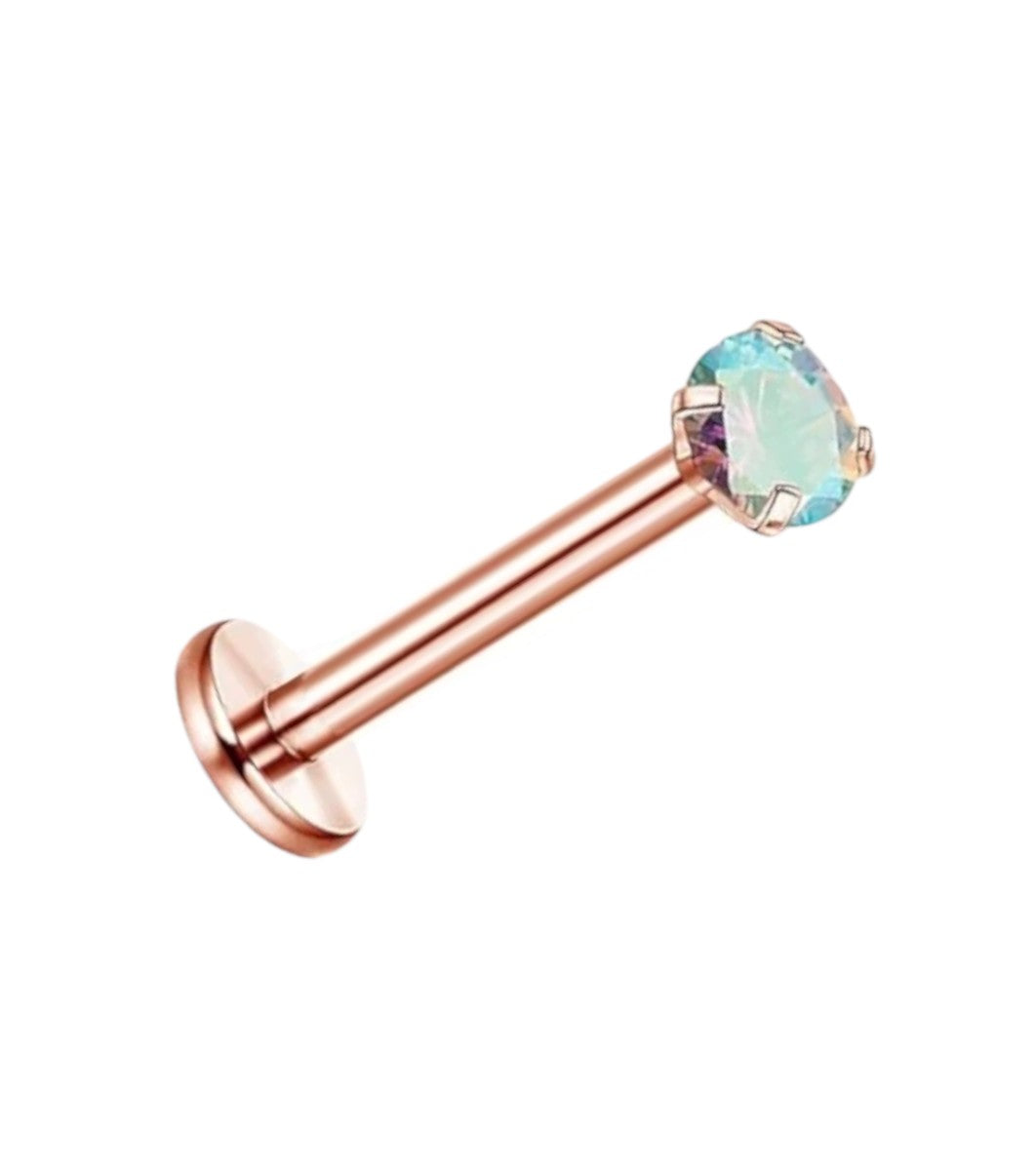 Helix Piercing Rosegoud AB Zirkonia 6mm 1.2mm - Aramat Jewels - Piercings - cadeautip