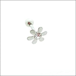 Helixpiercing Bloem Strass Plafondventilator Met Drie Bladen