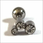 Transparante Helix Barbell of Tragus Piercing | Lichaamssieraden