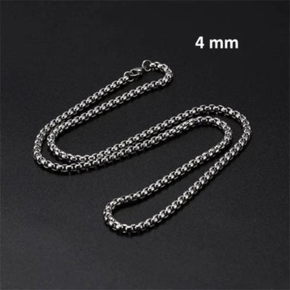 Jasseron Halsketting RVS 100 cm – 4 mm - Aramat Jewels - Halskettingen - cadeautip
