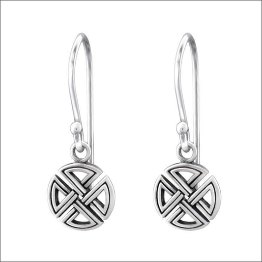 Zilveren Keltische Knoop Oorbellen - Aramat Juwelen