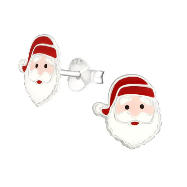 Kerstman Oorbellen zilver