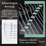 Kettingkast met verschillende lengtes en schakels.