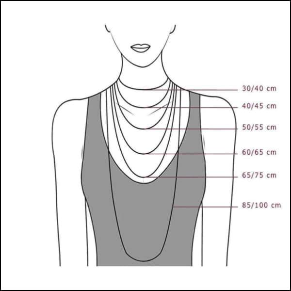 Ketting Gourmetschakel Staal Diagram Van Vrouw Nek