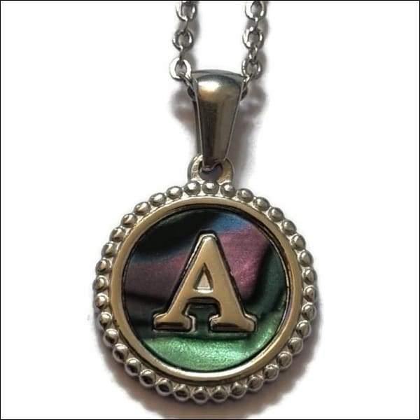 Unieke Abalone Initiaal Ketting Letter Dames a | Bedeltjes en Hangertjes