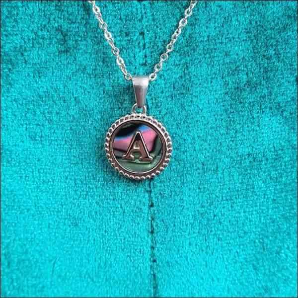 Unieke Abalone Initiaal Ketting Letter Dames | Bedeltjes en Hangertjes