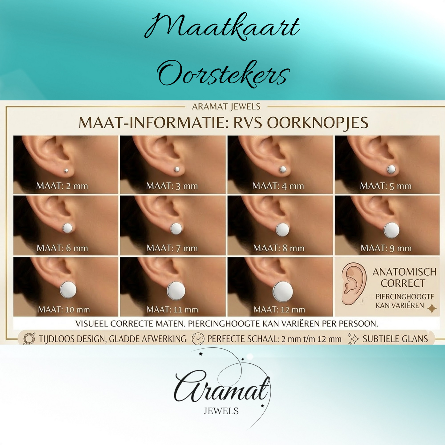 Boucles d'oreilles dorées ornées de zirconias bleu foncé