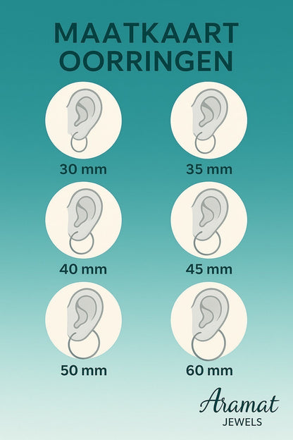Boucles d'oreilles – 35 mm, motif ancre créole, acier inoxydable argenté, femme