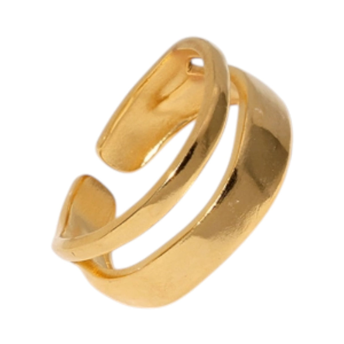 Minimalistische Open Ring Geometrisch (Verstelbaar RVS) - Aramat Jewels - Ringen - cadeautip