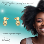 Stalen Oorbellen Ananas - Zomerse Accessoires