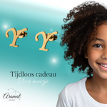 RVS Letter Y Oorbellen Goudkleurig – Initiaal