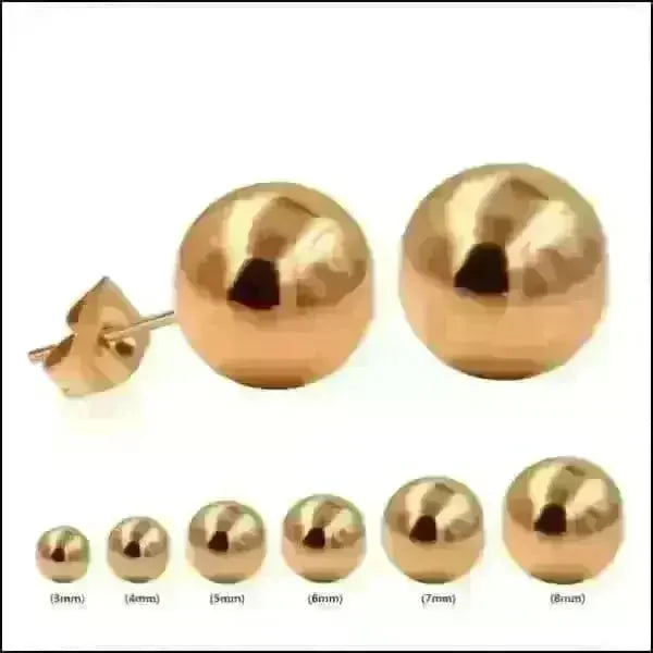 Een set gouden ballen