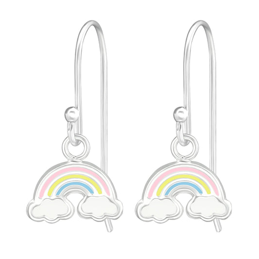 Sterling Silver Rainbow Dolphin Earrings - Aramat Jewels®